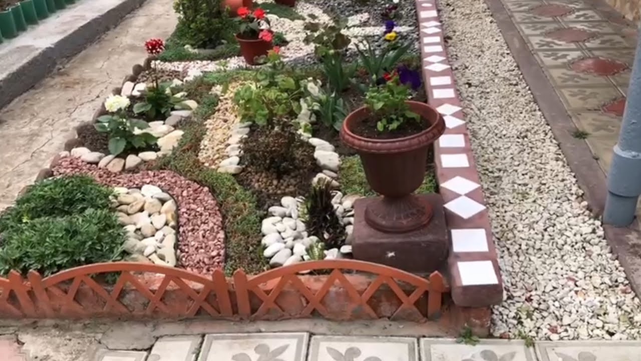РОСКОШНАЯ ИДЕЯ ДИЗАЙНА КЛУМБЫ