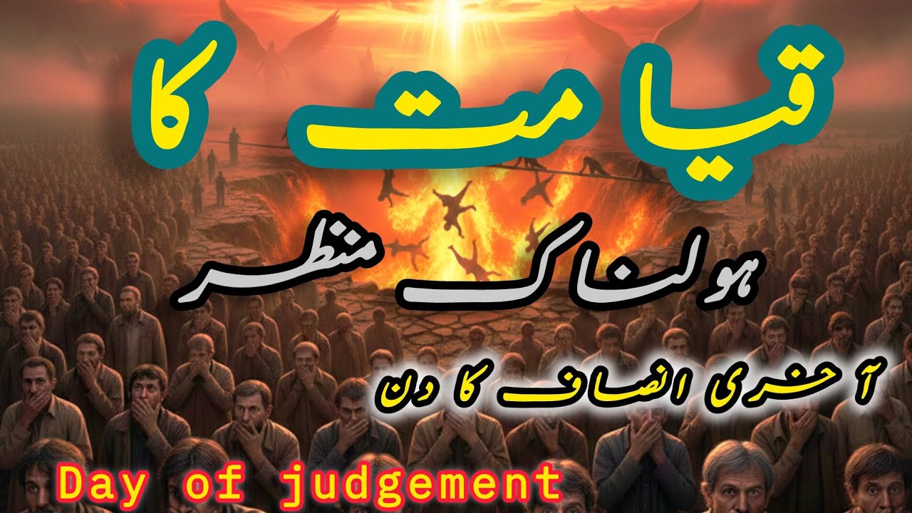Qayamat ka manzar din | قیامت کا خوفناک دن 