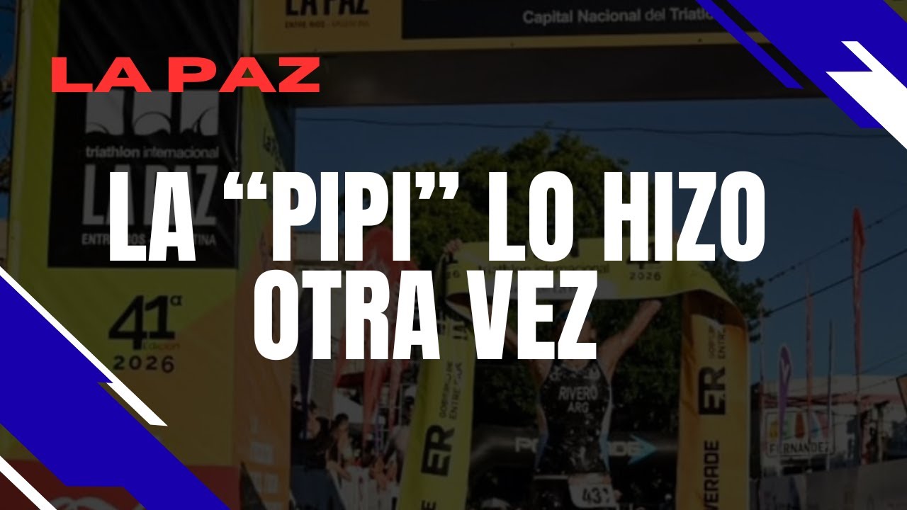 🥇 ¡REINA ABSOLUTA! María Victoria Rivero volvió a ganar el Triatlón de La Paz