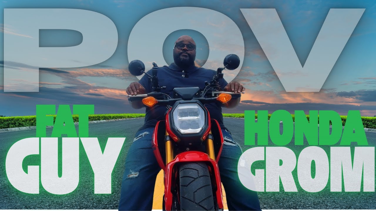 Fat Guy Vs. 2025 Honda Grom: The Big Guy Perspective