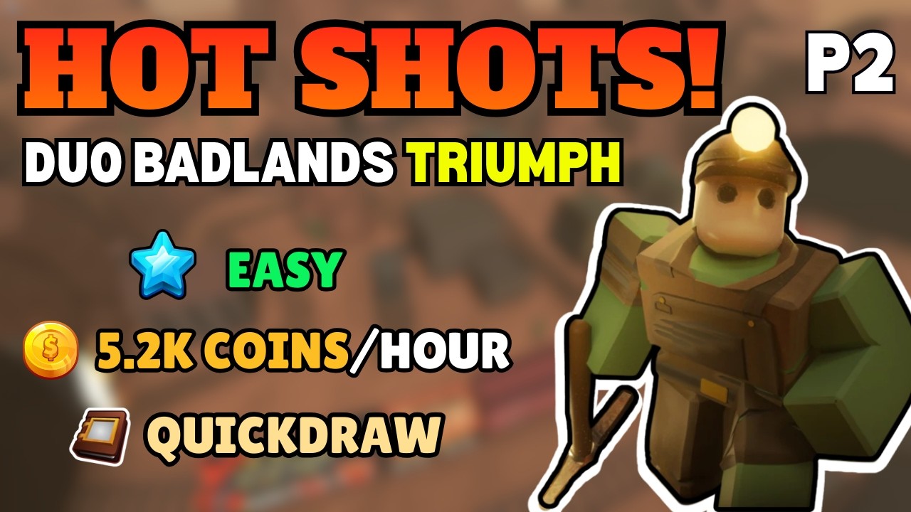 HOTSHOTS! | Duo Badlands Triumph | P2| Tower Defense Simulator