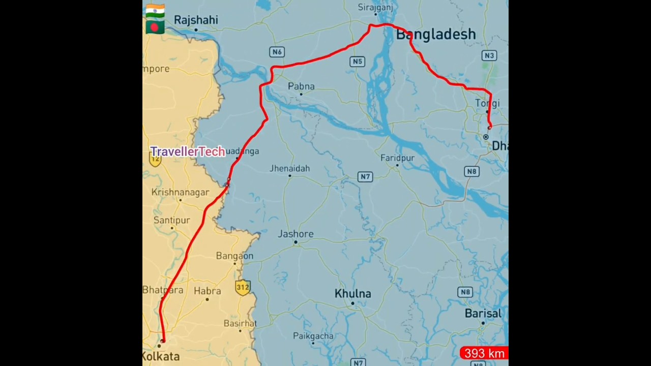 India to Bangladesh Train Route Journey– Maitree Express Train Route & Timings
