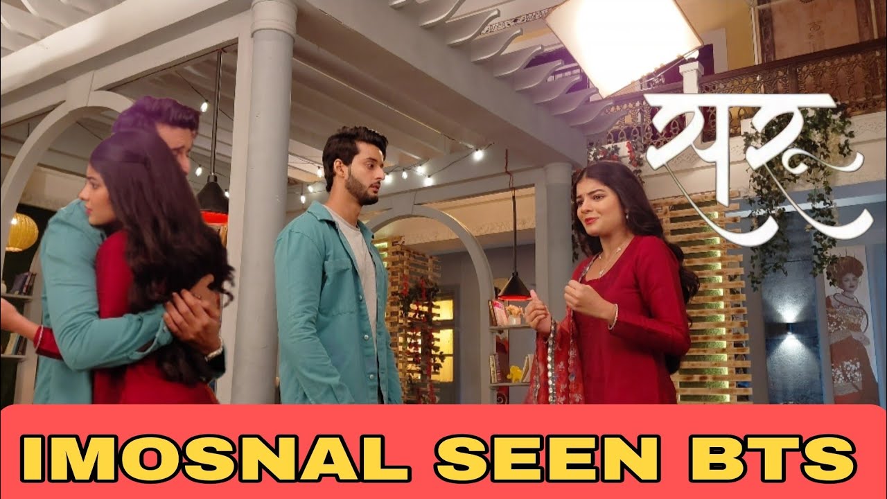 Saru ved emotional seen bts on set location #💜💕💖