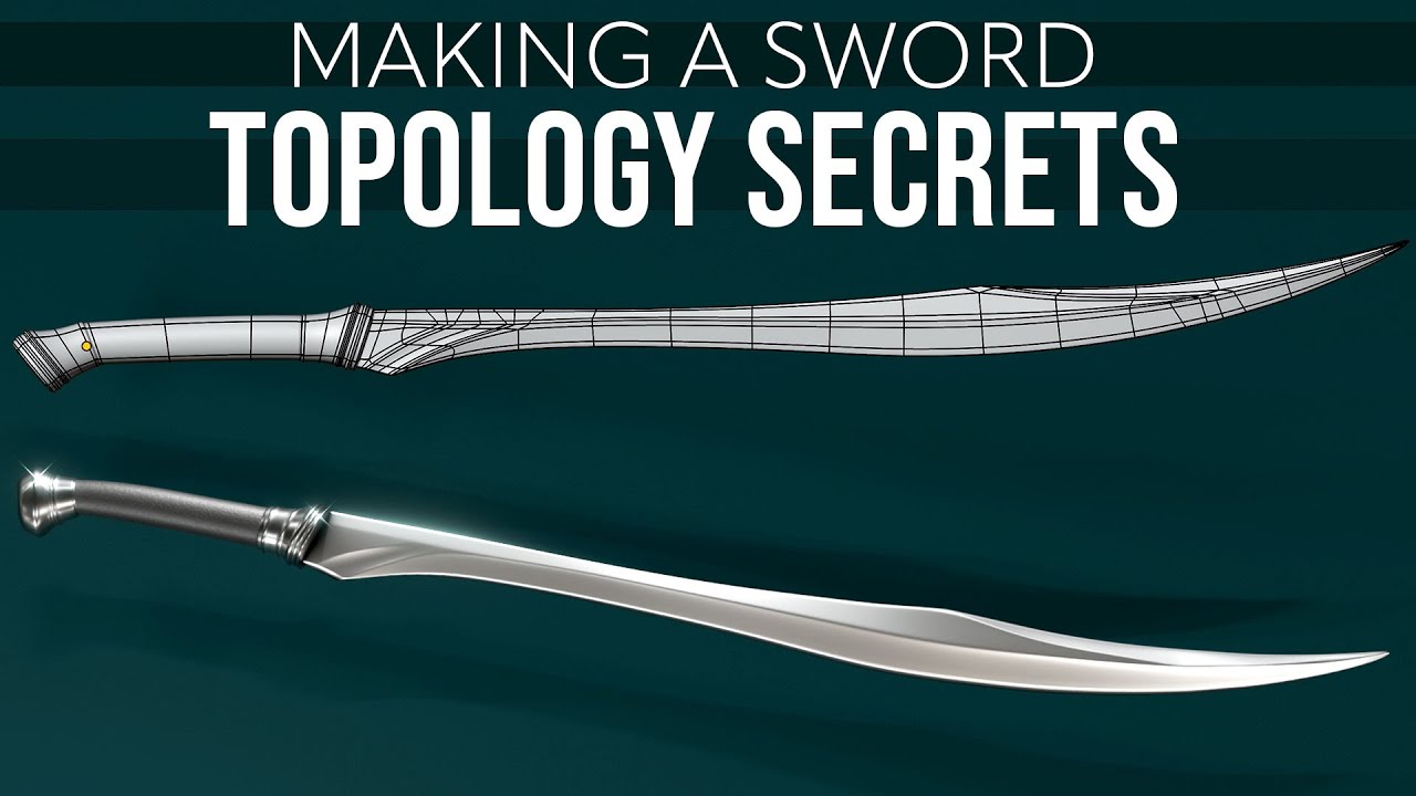 Make a Detailed Sword in Blender :Topology Tips & Hard Surface Techniques
