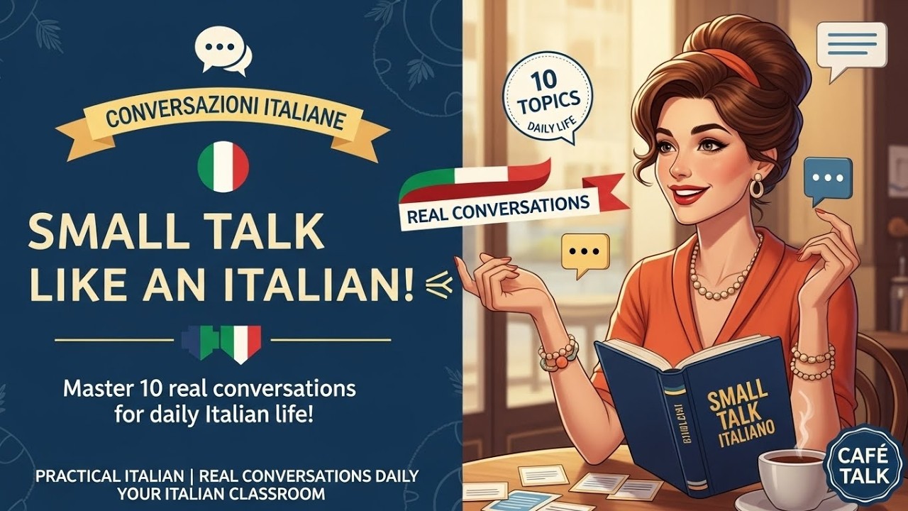 Master Italian Small Talk | 10 Real Conversations for Daily Life | Practical Italian Speaking
