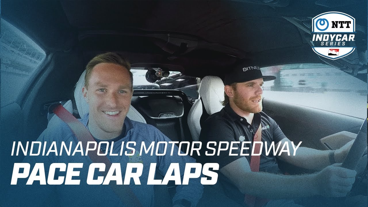 2022 PACE CAR LAPS // CONOR DALY AND PARKER KLIGERMAN AT IMS