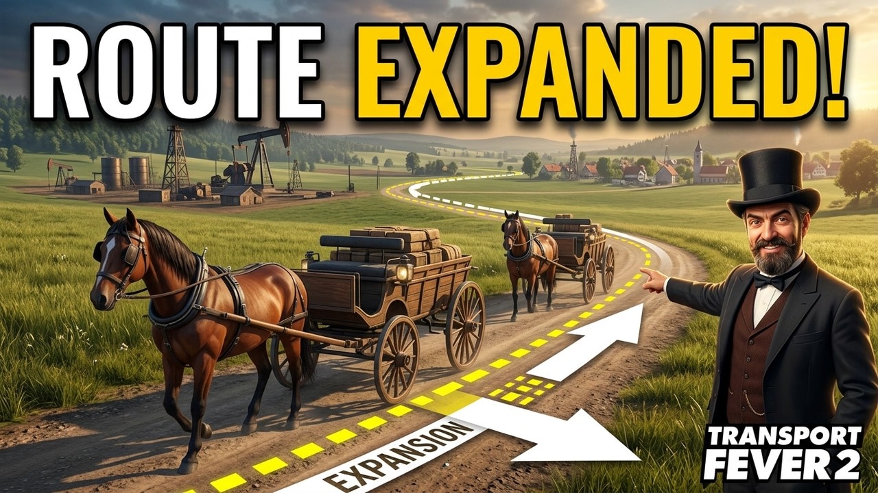 Expanding My Transport Network with Horse Carriages