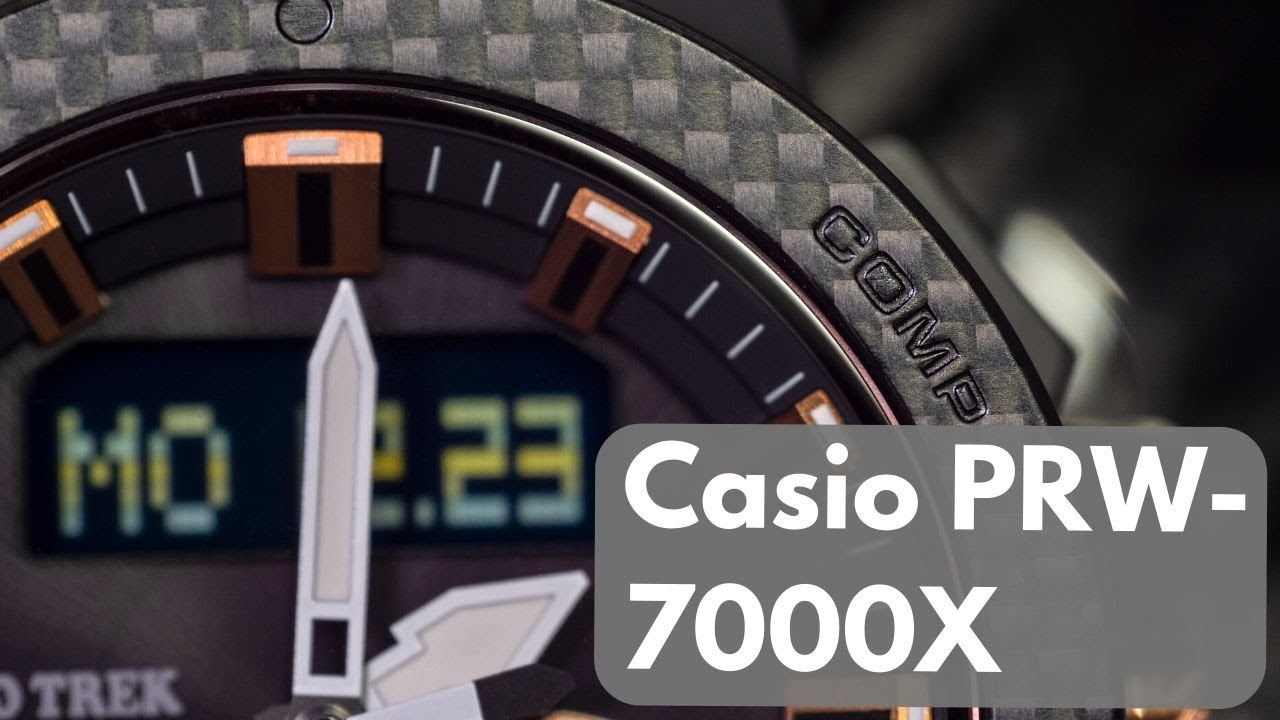 Часы для рыбалки!!! - Casio PRW-7000X Обзор Часов