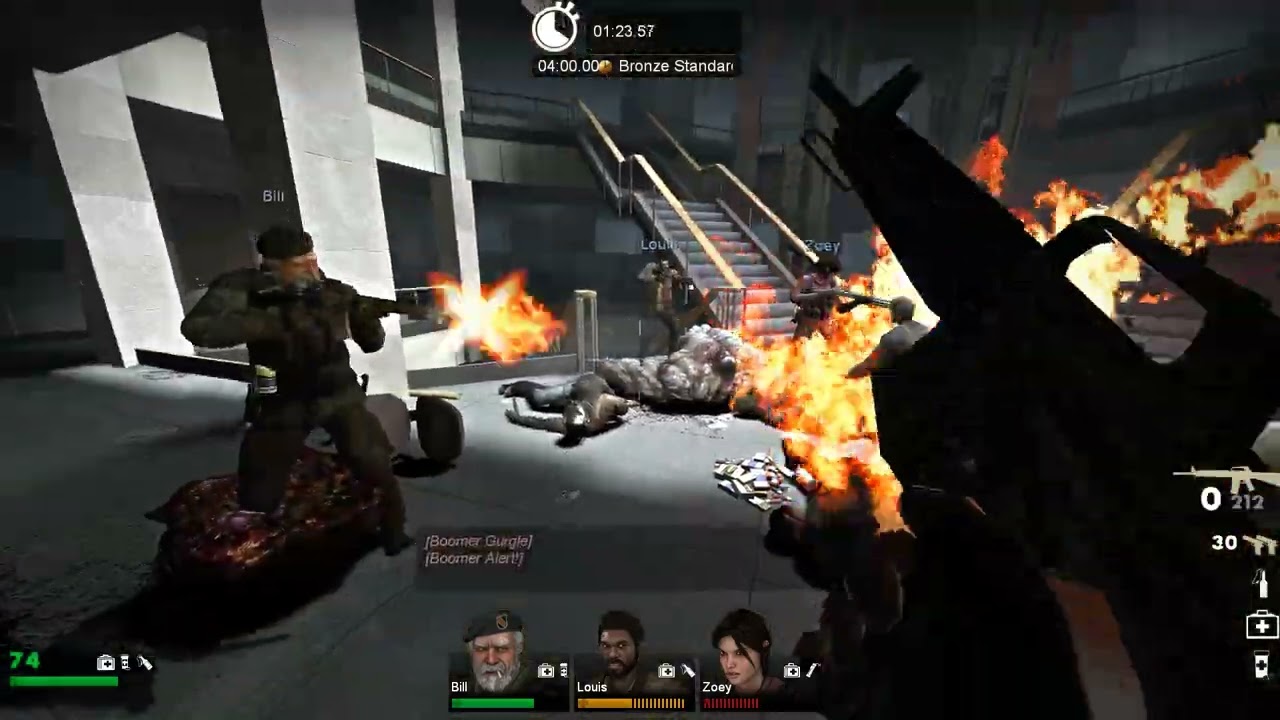 Left 4 Dead Beta: (Cut Survival Map) Dam It - High Rise (No Commentary Gameplay)