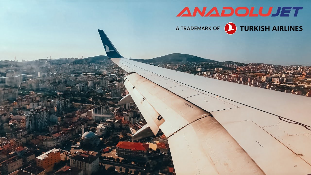 AnadoluJet B737-800 Full Takeoff and Landing | Sarajevo [SJJ] - Istanbul [SAW]