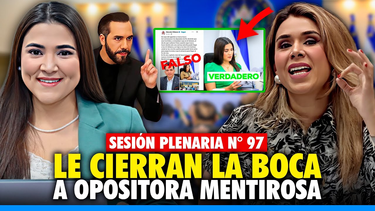 🚨 Sesión Plenaria N° 97: Le cierran la boca a Diputada Opositora por compartir noticias falsas