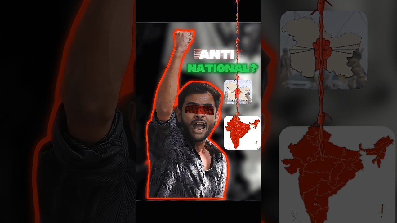 Umar Khalid &rarr; Political activist or Anti national #slreditz #umarkhalid #ytshorts #india