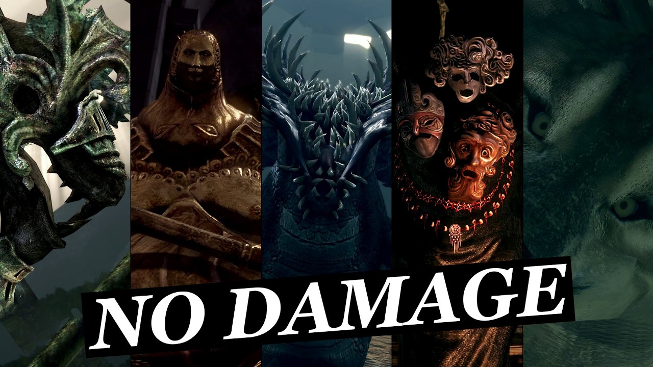 Dark Souls Remastered - All Bosses & DLC (No Damage)