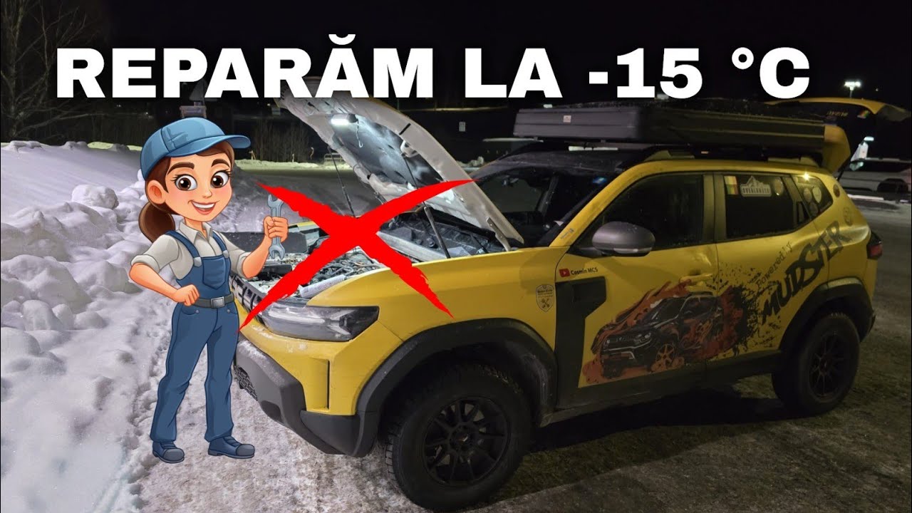 Ep.30 🆘️ Probleme cu Dusterul MCS prin frigul din Suedia🆘️ Noaptea în mașină la -27 grade🥶