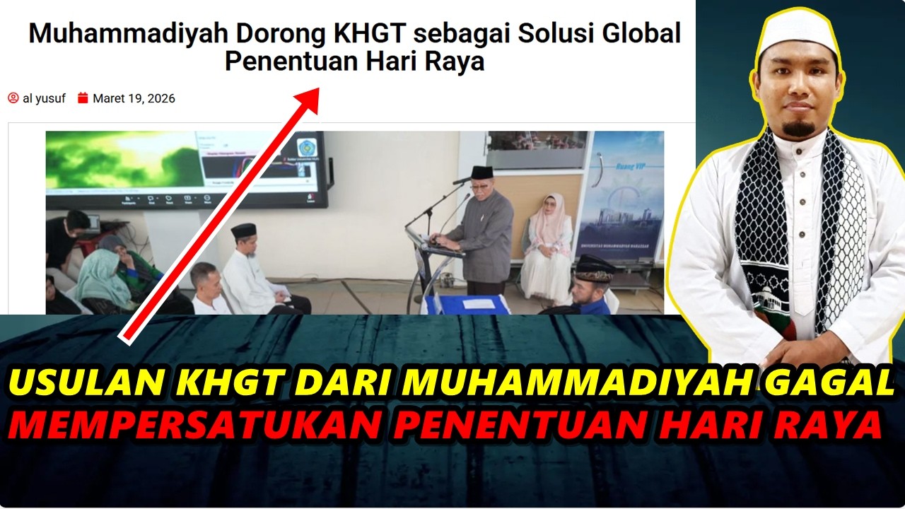 Viral, USULAN KHGT Dari Muhammadiyah GAGAL Mempersatukan Penentuan Hari RAYA - Ust. Muhammad Rizki