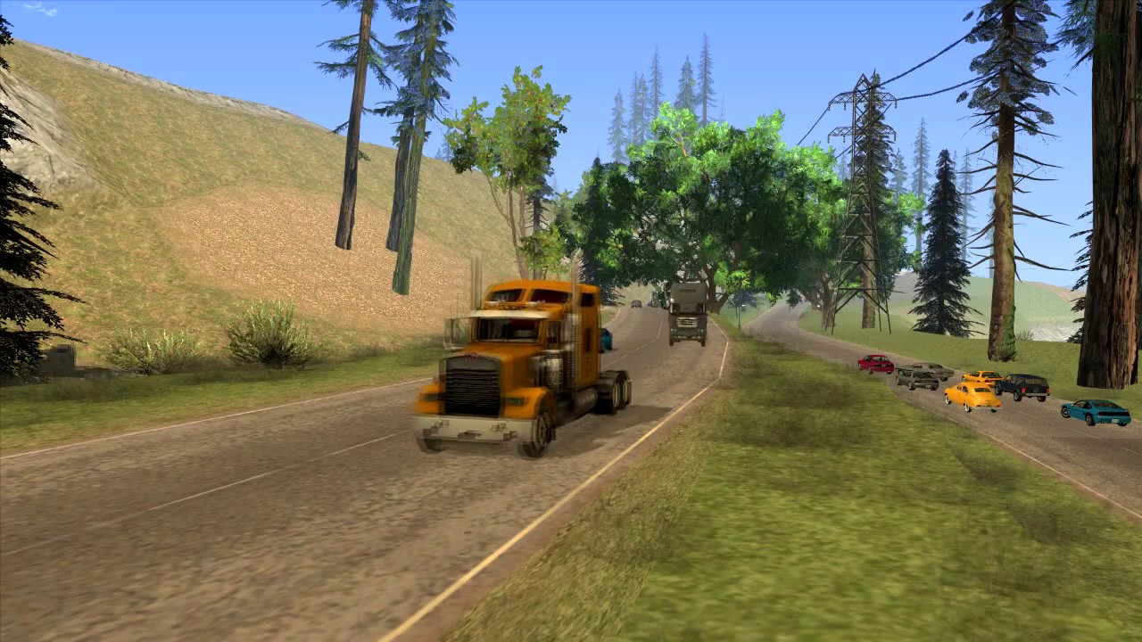 Mod Traffic & Travel for GTA SA