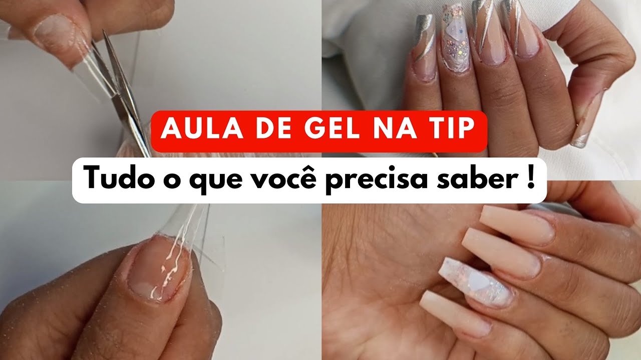 Aula de Gel na Tips/ Acrigel| Passo a passo completo e dicas de ouro 🥇#gelnails #nails
