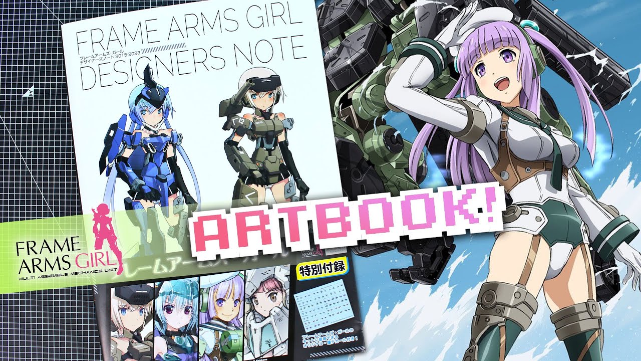 Frame Arms Girl Designers Note - Artbook Review!