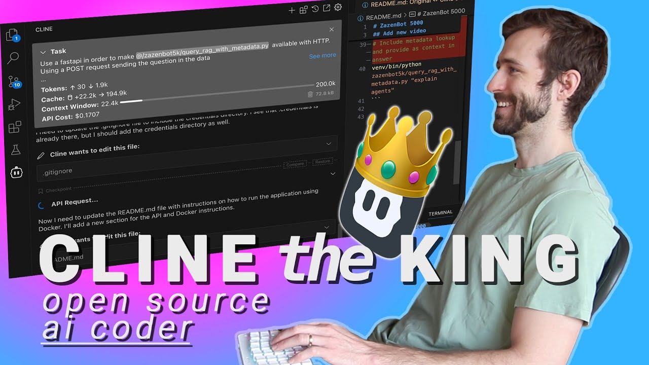 Начало работы с Cline — лучшим плагином VS Code AI