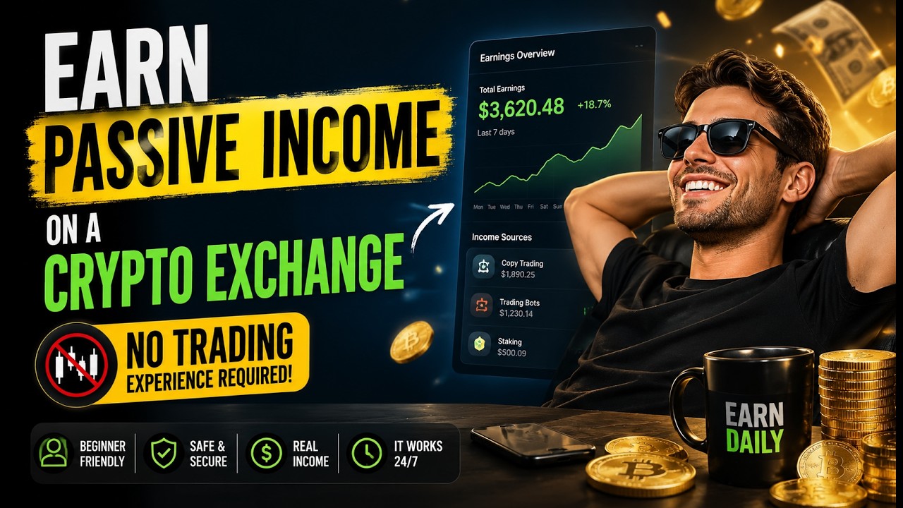 Passive Income Crypto Trading Tutorial | No Trading Skills Needed | CEX Strategy