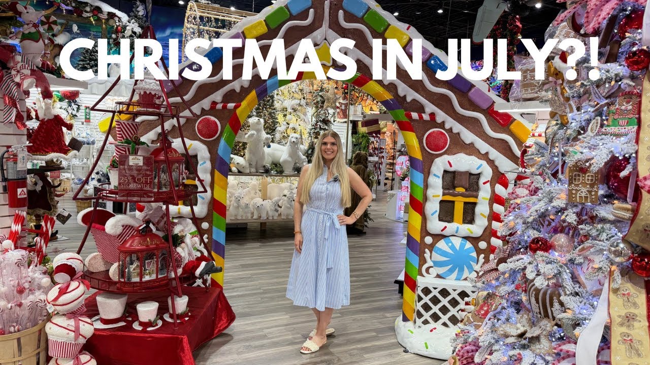 Inside One of Florida&rsquo;s Biggest Christmas Stores🎄 (Christmas in July!)