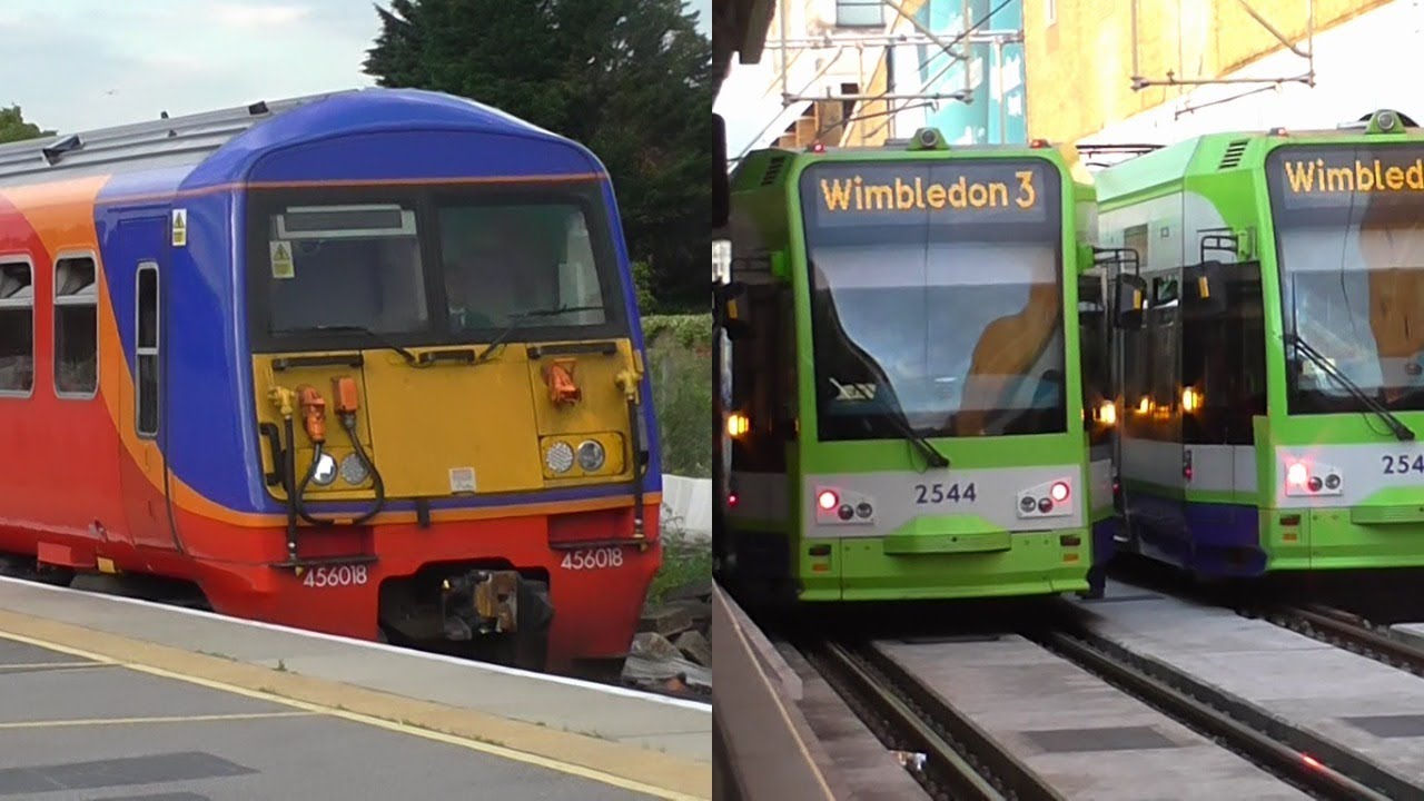 Trains & Trams at Wimbledon - 13/06/17