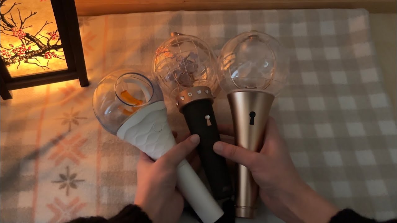 [lofi asmr] my kpop lightsticks