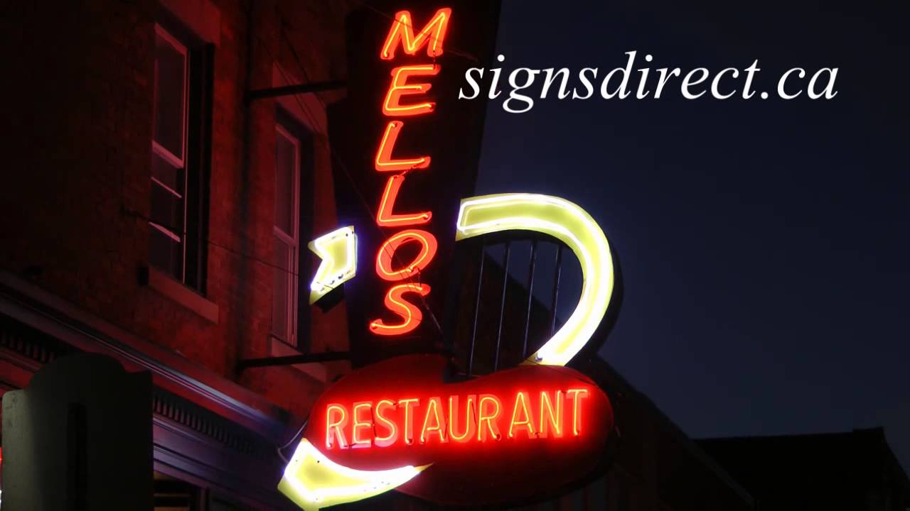 Neon sign restoration Ottawa by Signs Direct 613-241-8131