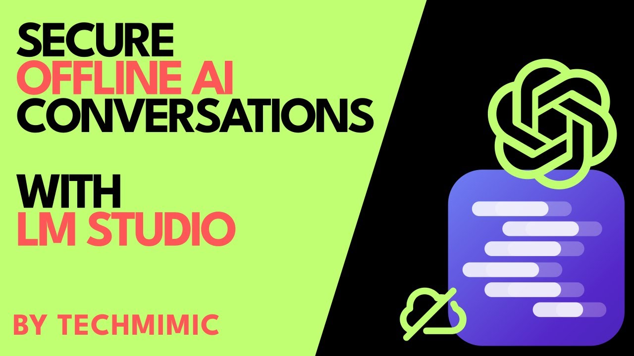Secure OFFLINE AI conversations with LM STUDIO (keep your data private)