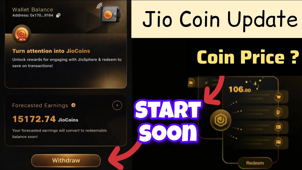 Jio Coin New Update Today | Coin Price And Launch Date Revealed