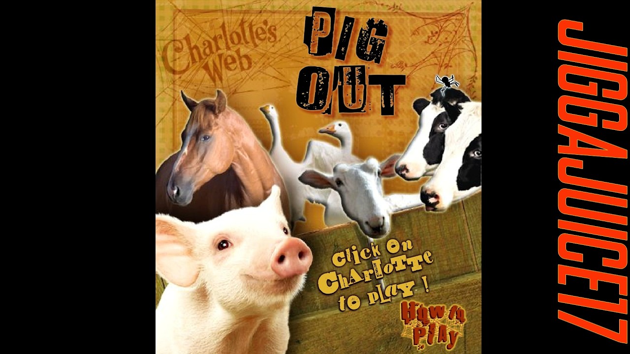 Charlotte's Web - Pig Out! Flash Game (No Commentary)