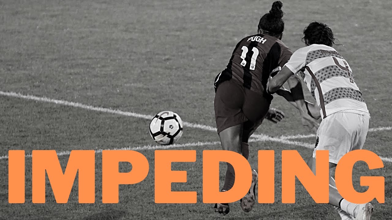 Soccer Ref Tips - Not Playing The Ball (Impeding #1)