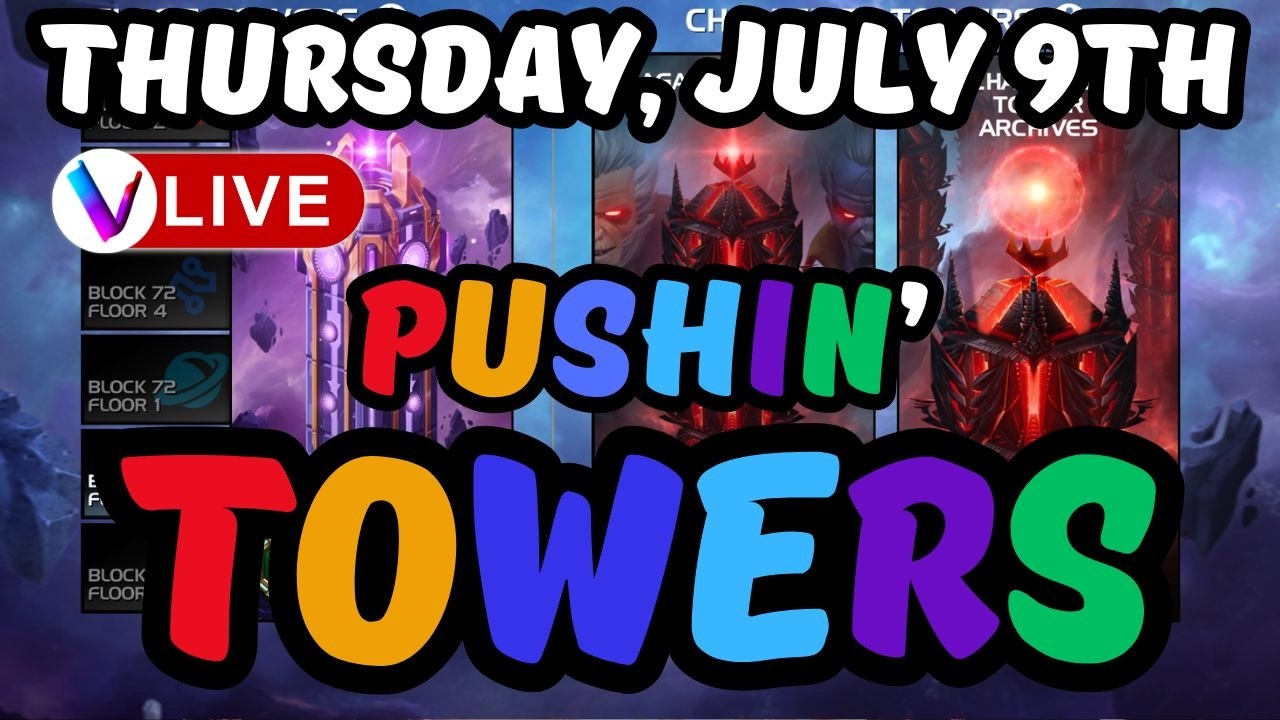 Live - Towers Pushing on F2P Vega Prime - MCoC