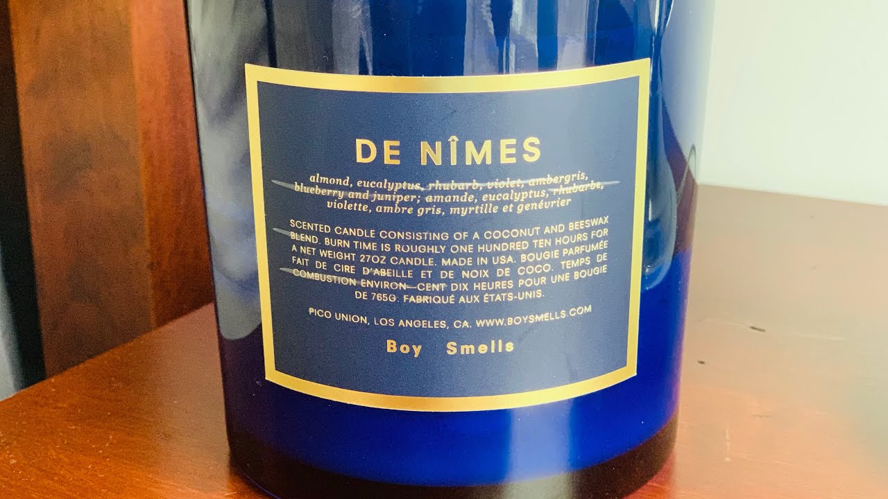 Candle Review: Boy Smells De Nimes #waxwednesday #boysmellscandle #candlereview