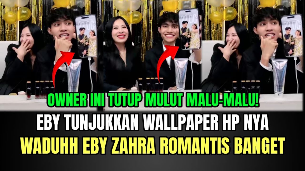 EBY BAPER PARAH! Eby Tunjukkan Wallpaper HP nya, Waduhh Eby Zahra Romantis  Banget!