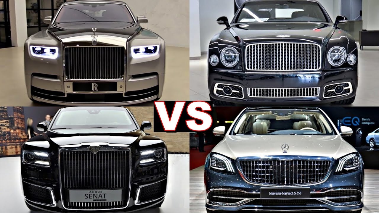 Top 5 Ultimate Luxurious flagship sedan cars (2021) Rolls Royce phantom vs Bentley mulsanne, maybach
