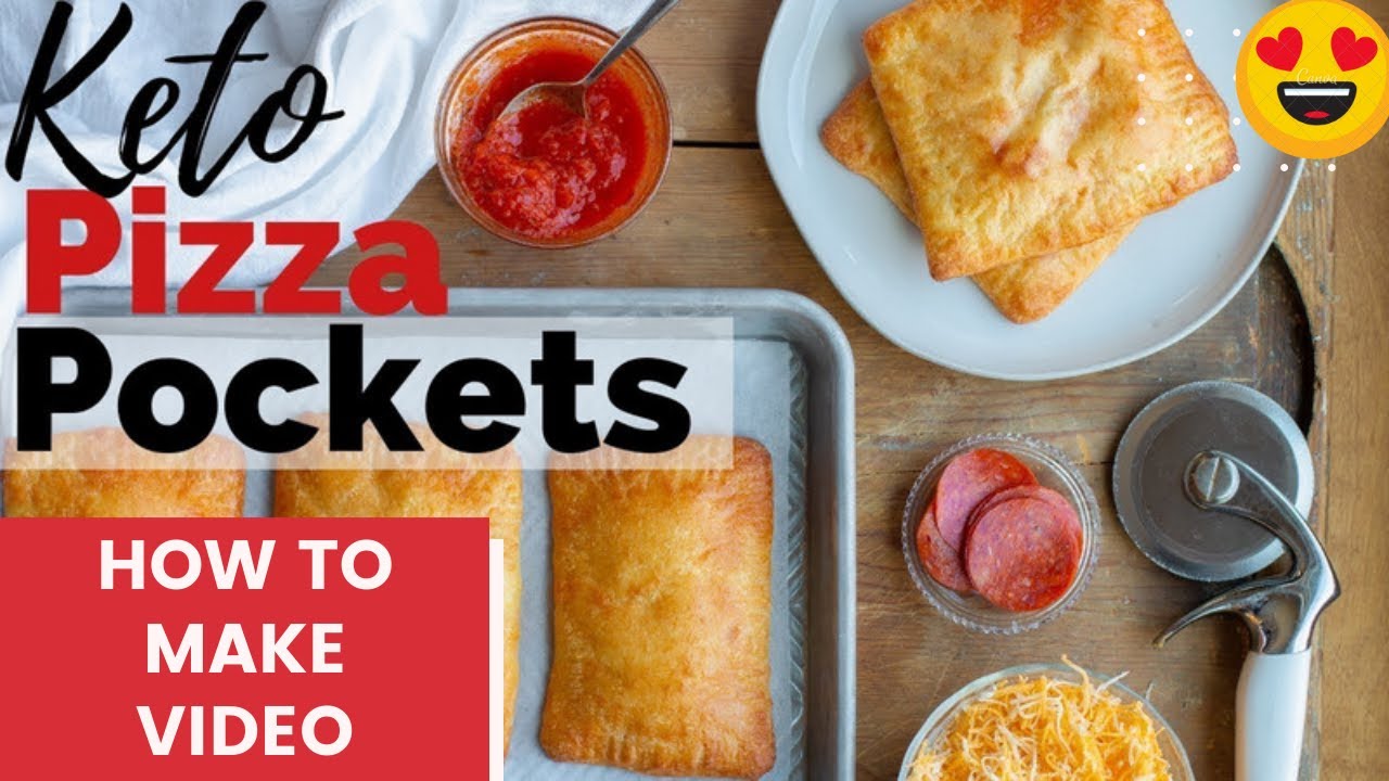 How To Make Keto Pizza Pockets | Tasty Keto Recipes | The Keto World