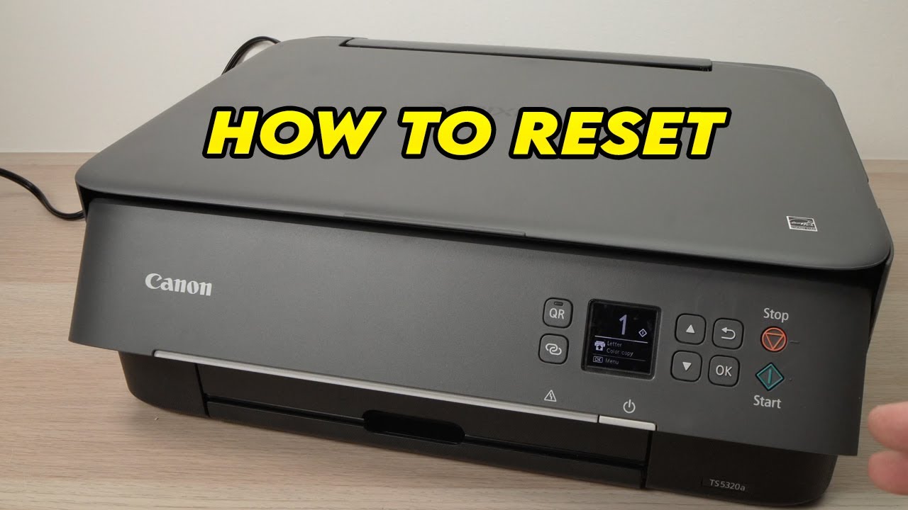 How to Reset Canon Pixma TS6420a & TS5320a Printer