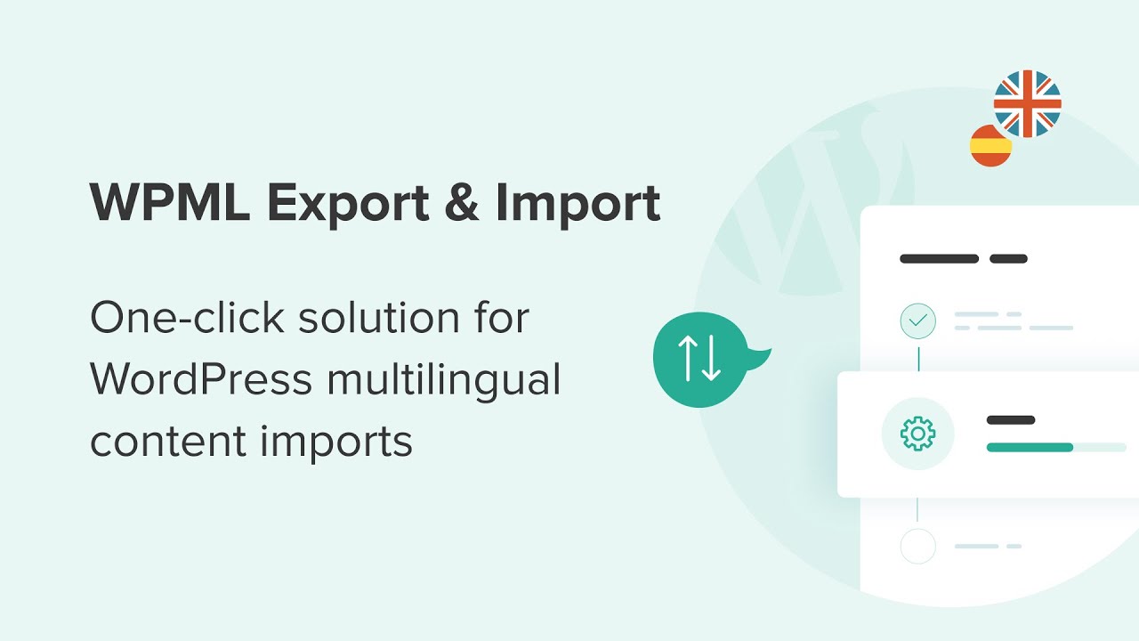 WPML Export and Import - The multilingual solution for all WordPress import plugins