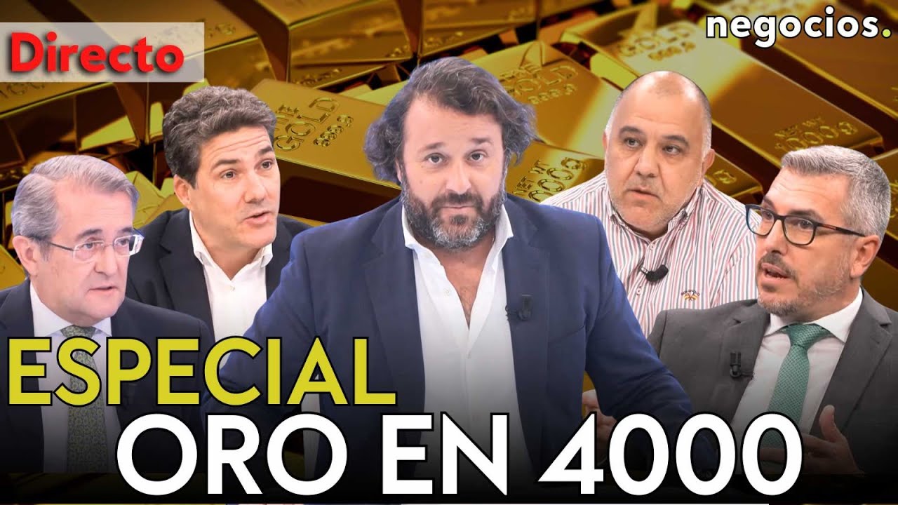 DIRECTO | EL ORO EN MÁXIMOS DE TODOS LOS TIEMPOS: 4000 DÓLARES. ¿CUÁL ES EL NUEVO OBJETIVO?