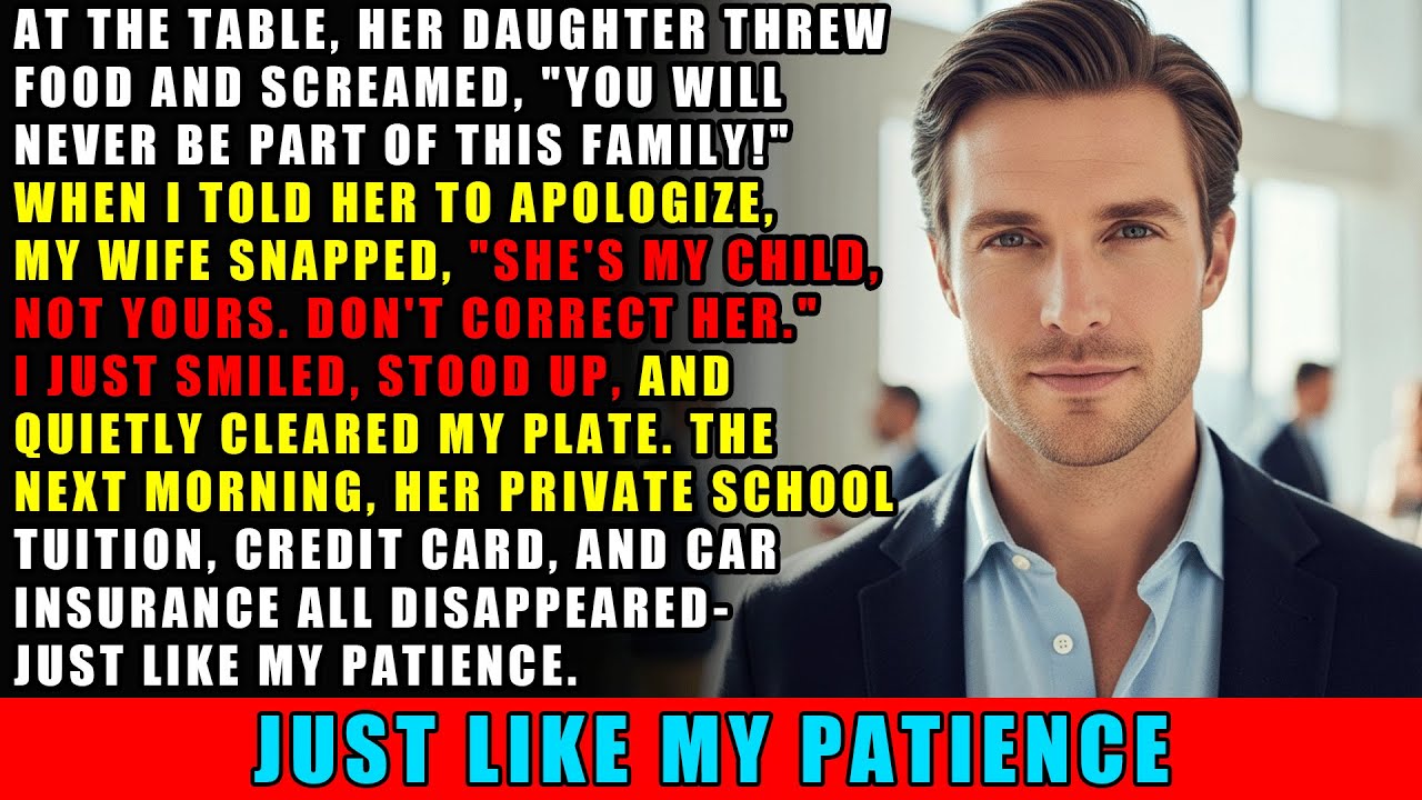 My Wife Laughed When Her Daughter Insulted Me—The Next Morning, Nobody Was Laughing