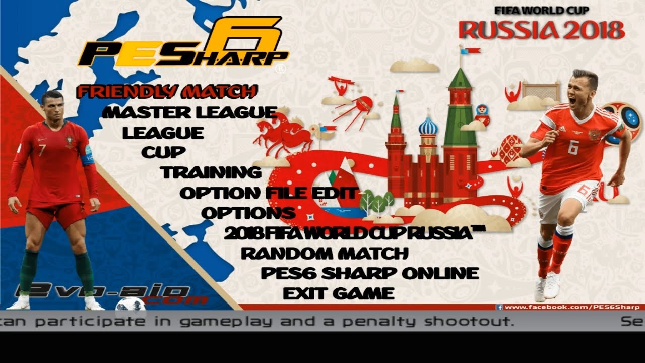 274 — Патч для ИИ в PES 6: Чемпионат мира по футболу 2018 в России