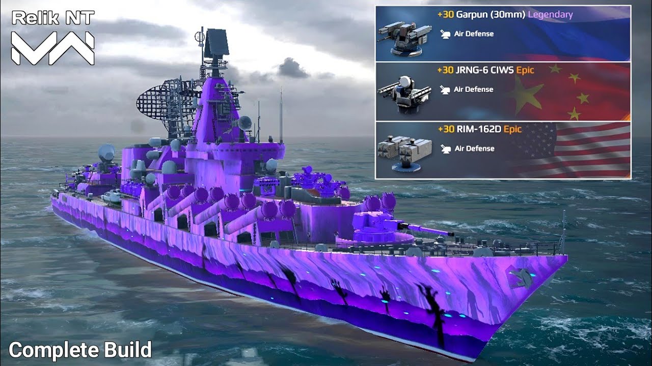 RF Varyag - Crazy Air Defence With Best Build🔥 Must try this - Modern Warships Gameplay