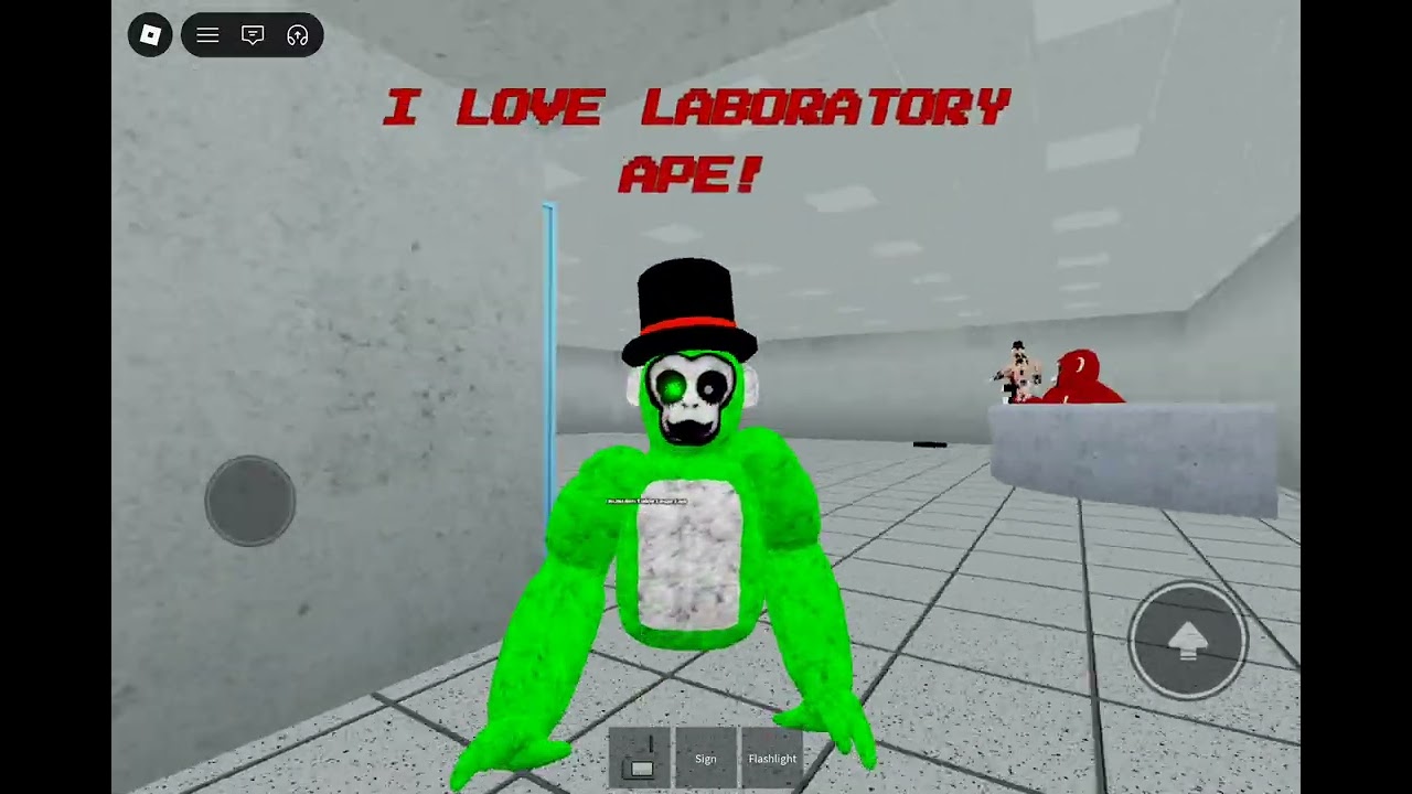 Laboratory ape