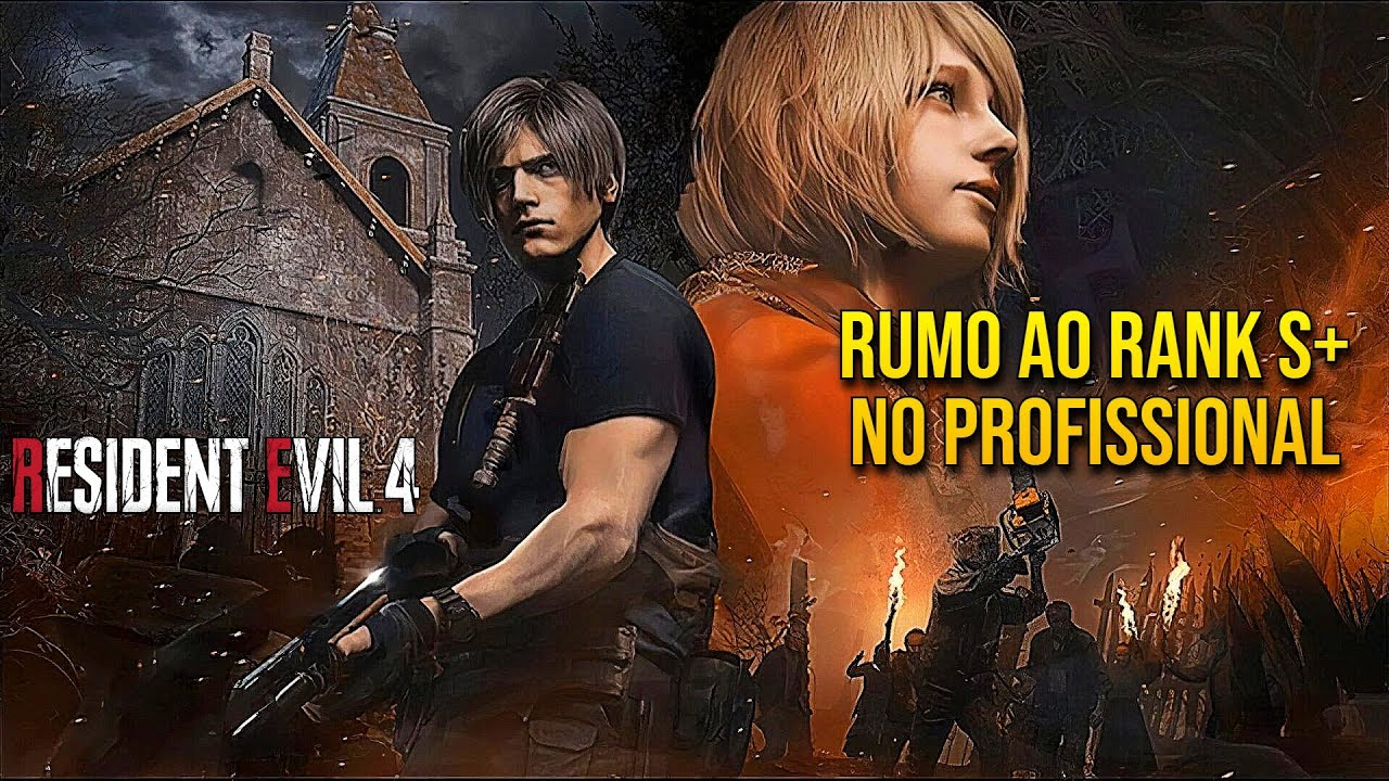 RESIDENT EVIL 4 REMAKE NO PROFISSIONAL - ATE ZERAR - EM BUSCA DO RANQUE S+