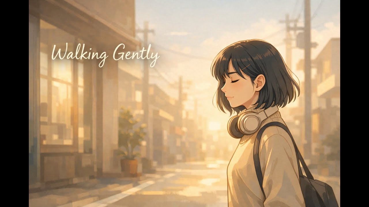 Walking Gently ☀️ 静かに歩き出す朝のLo-fi & Jazz｜やさしい光とコーヒー時間ยามเช้า เดินอย่างนุ่มนวล พร้อมกาแฟและแสงอ่อนๆ