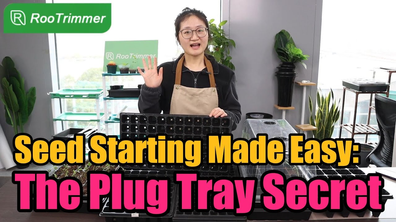 Seed Starting Made Easy: The Plug Tray Secret! #gardening #garden #seed #seeds #seeder