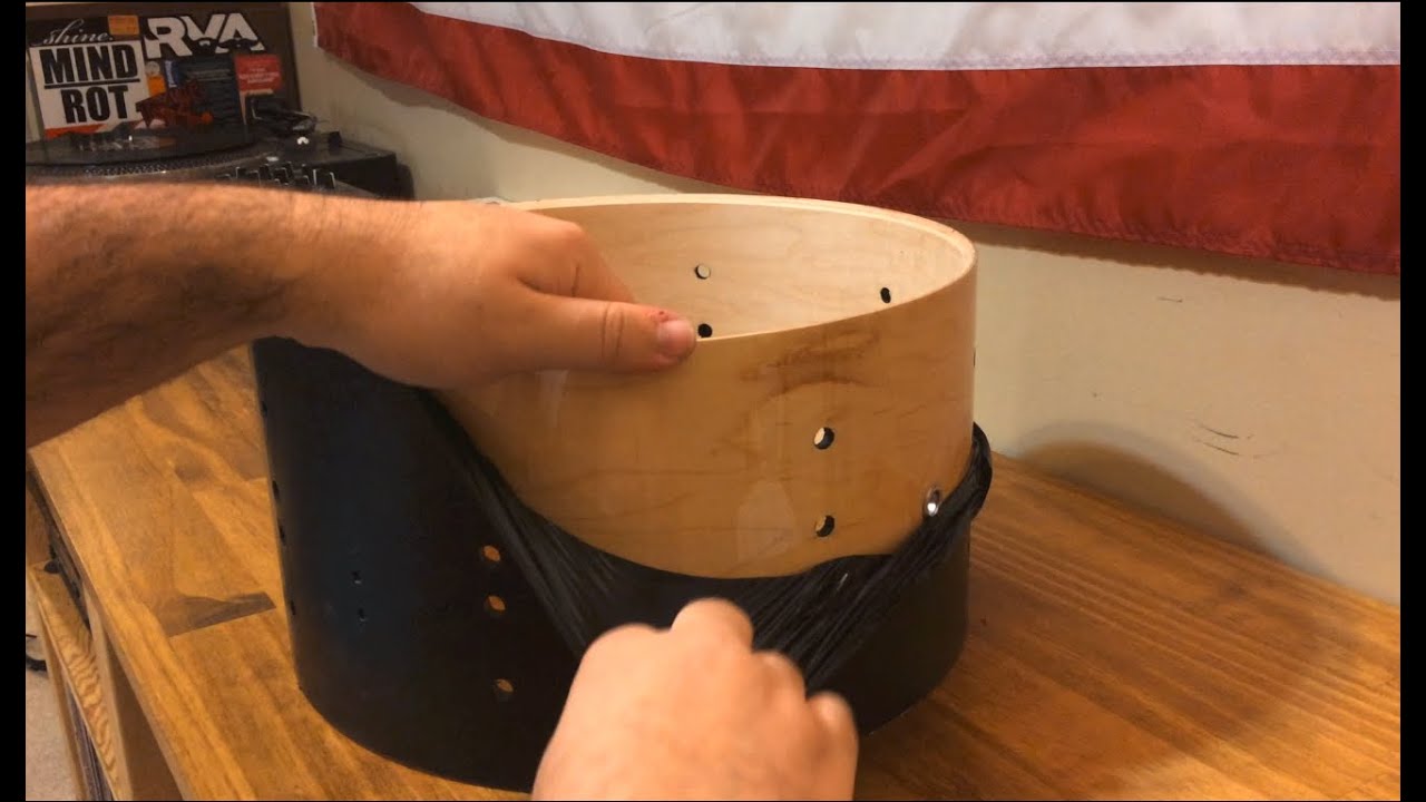 Peeling Plasti-Dip Off a Snare Drum