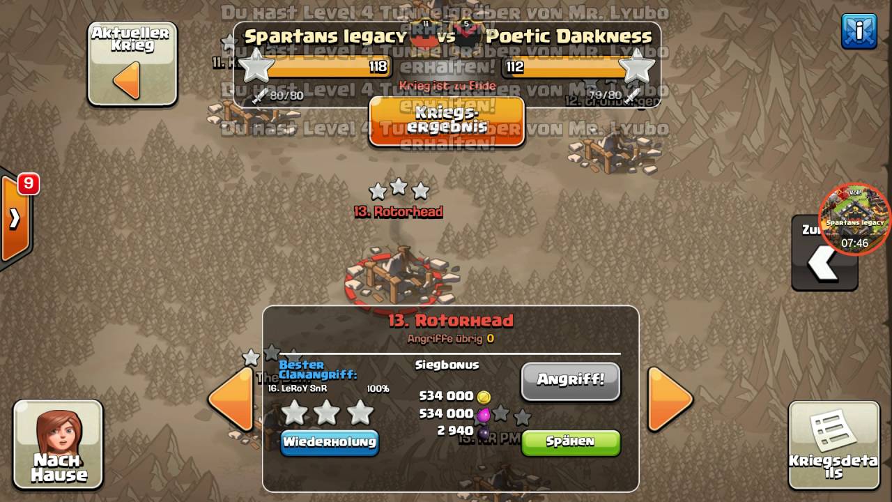 Spartans legacy vs Poetic Darkness
