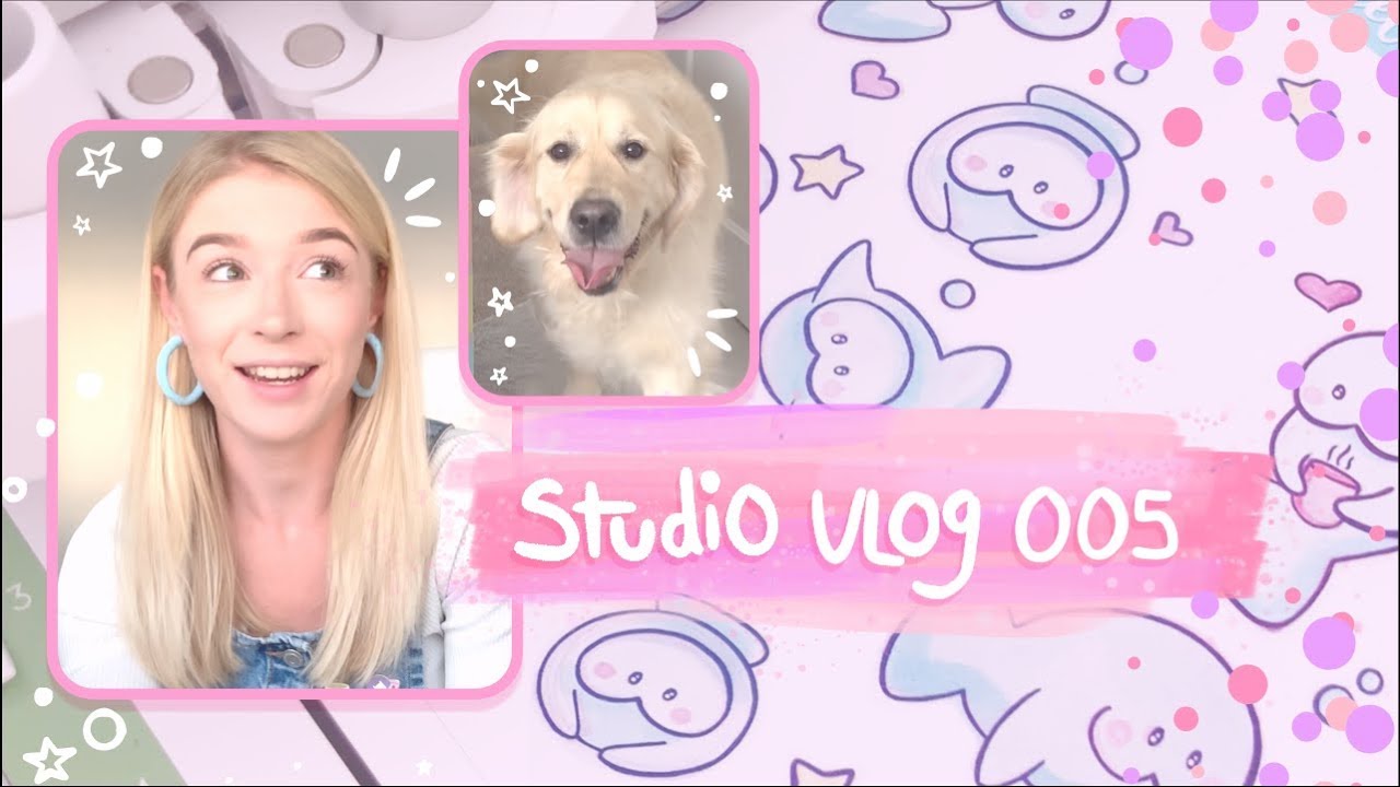 STUDIO VLOG 005 | Эмалированные значки и щенки